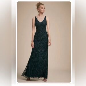 Anthropologie + BHLDN Beaded Dress